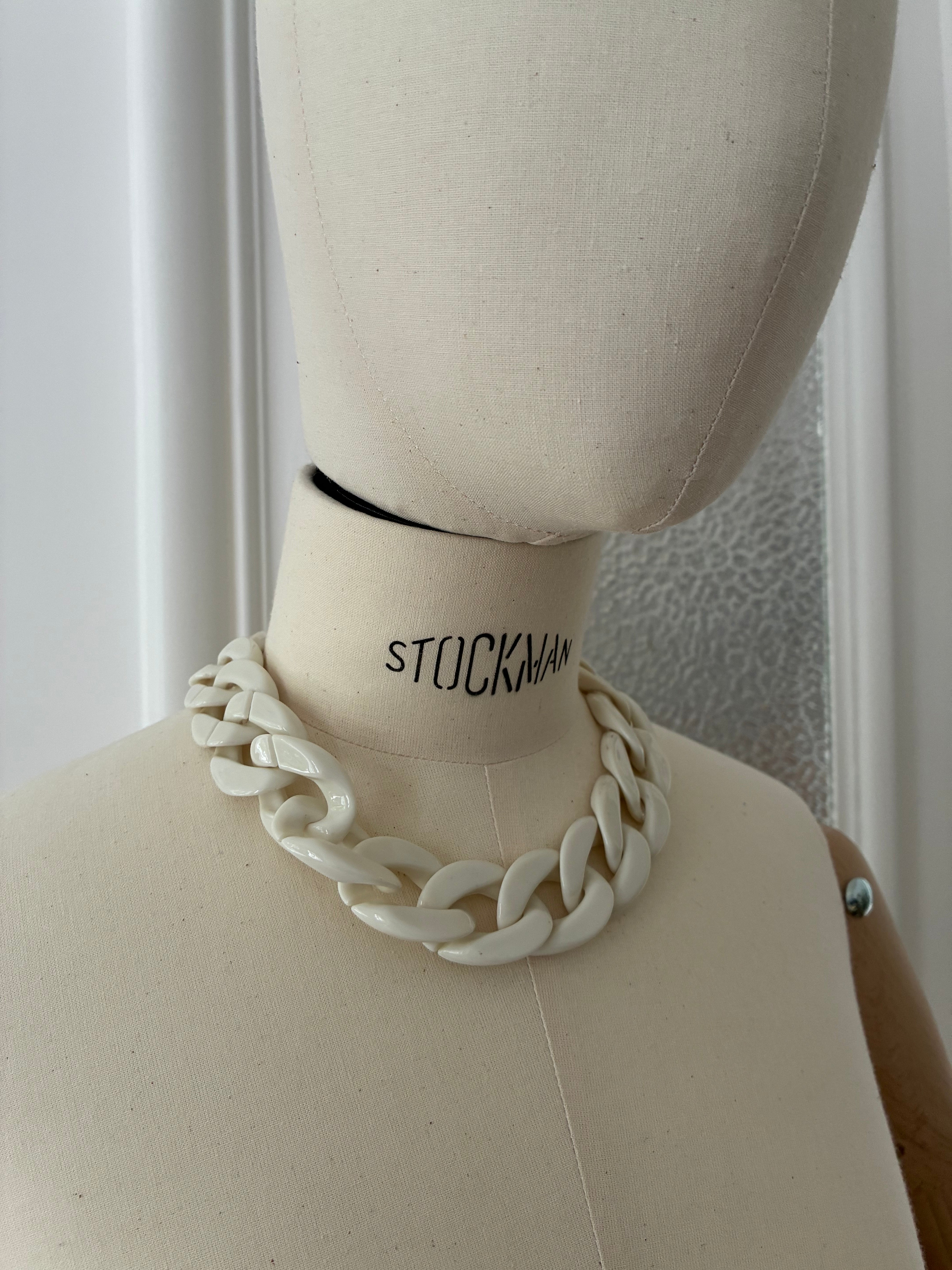 Halskette Big Chain - Off-White