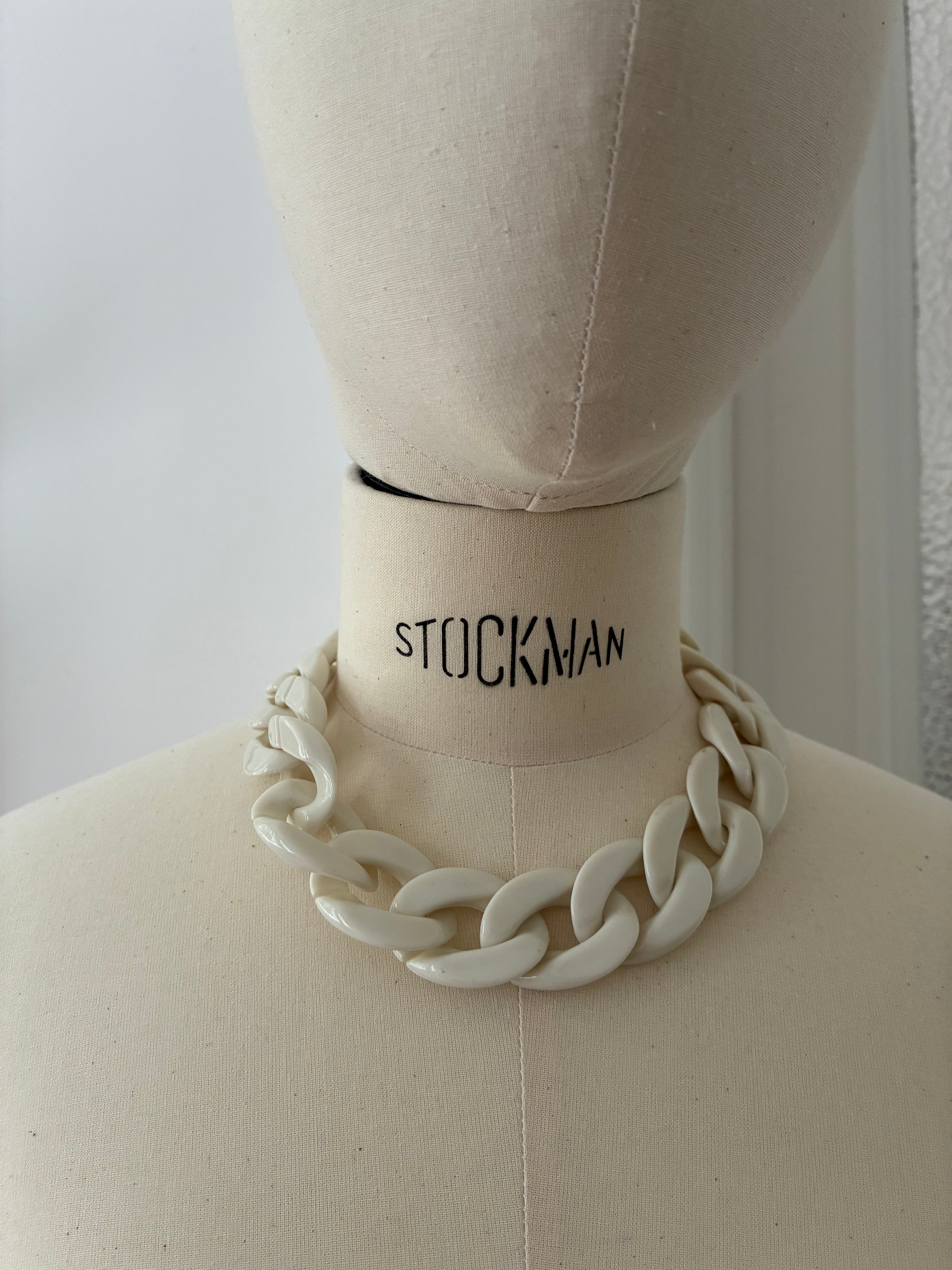 Halskette Big Chain - Off-White