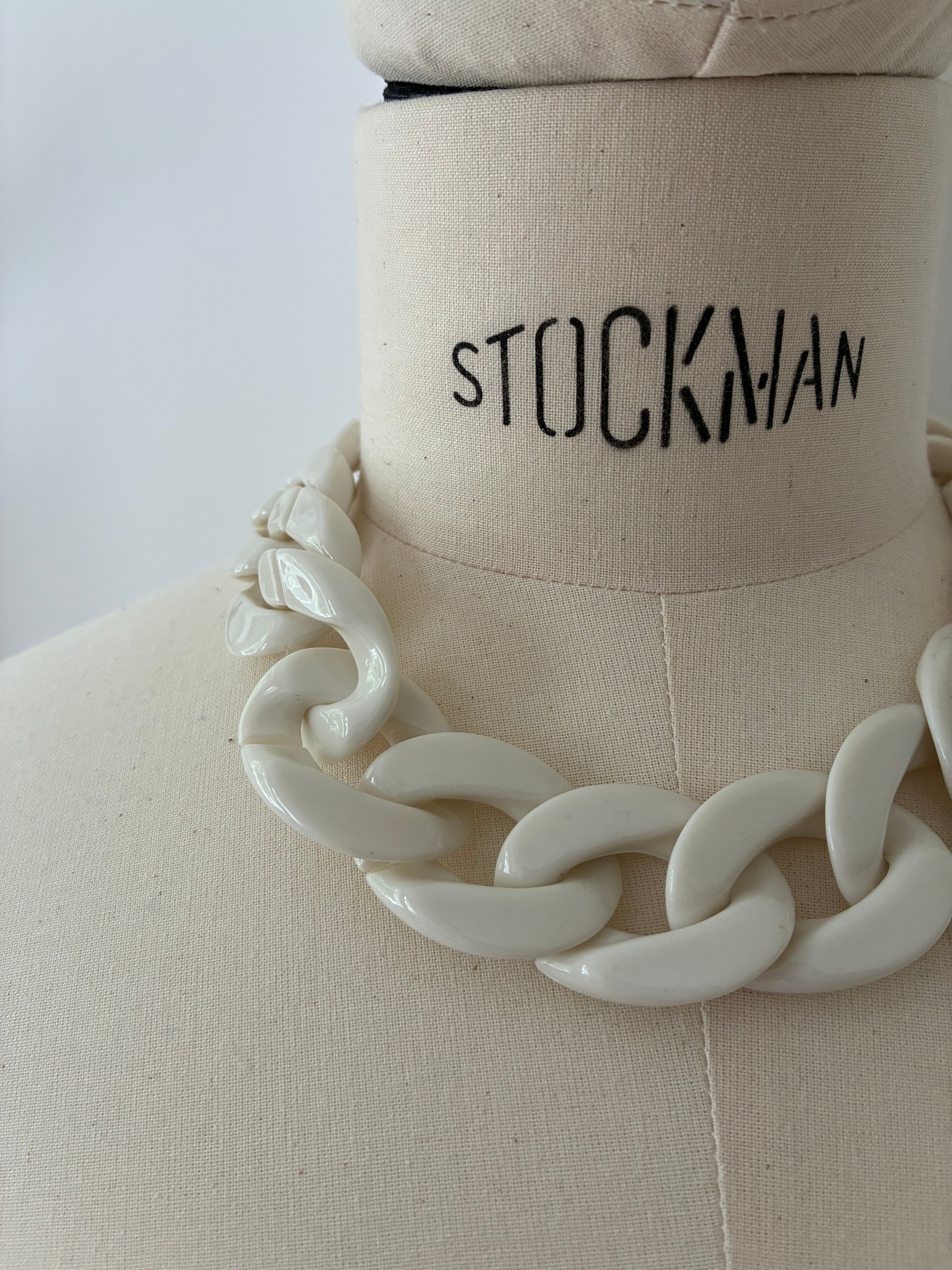 Halskette Big Chain - Off-White
