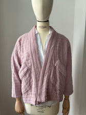 Kimono-Jacke - altrosa