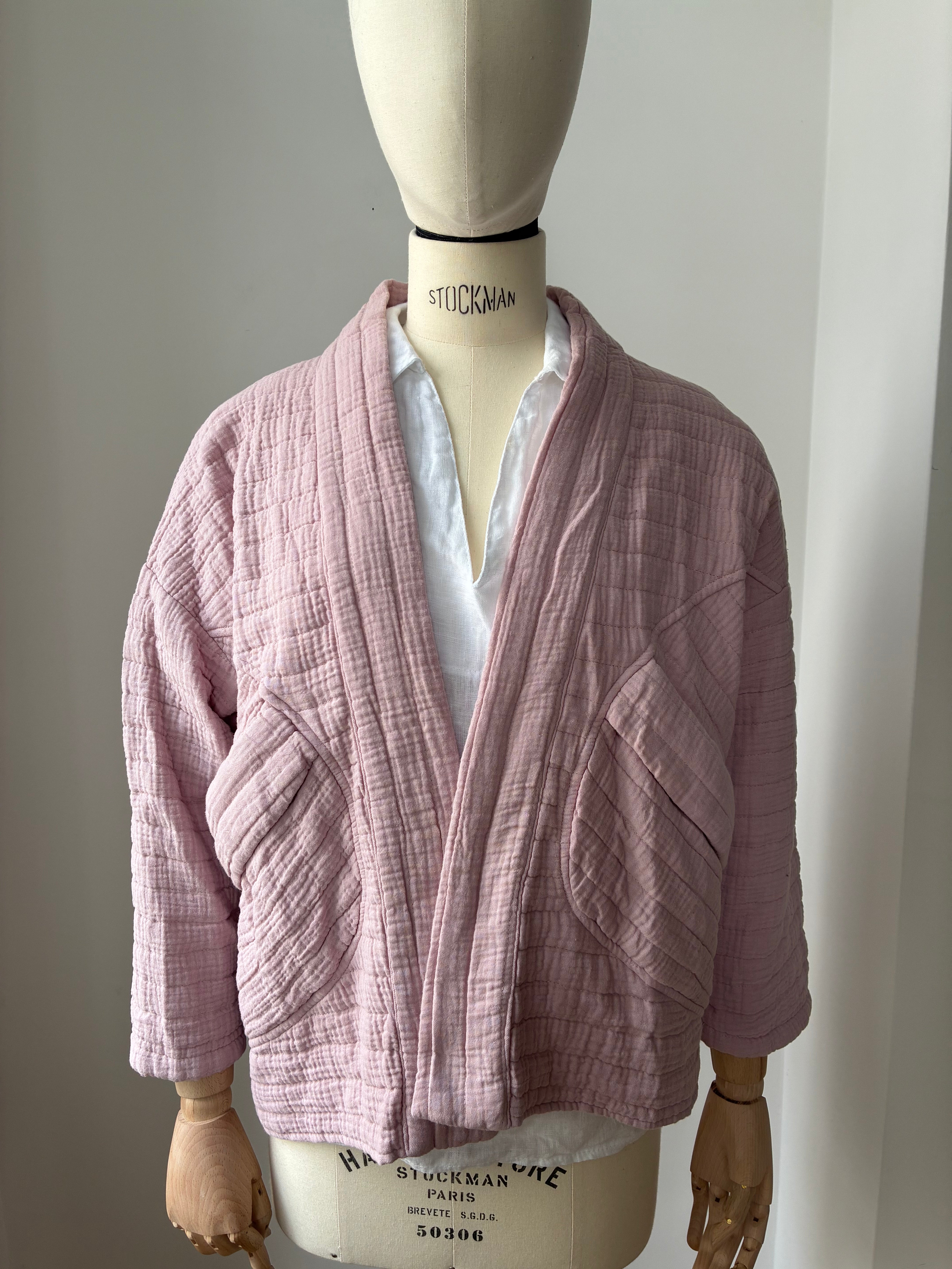 Kimono-Jacke - altrosa