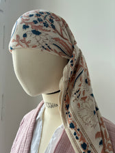 Schal Delhi Creme - 100 x 100 cm