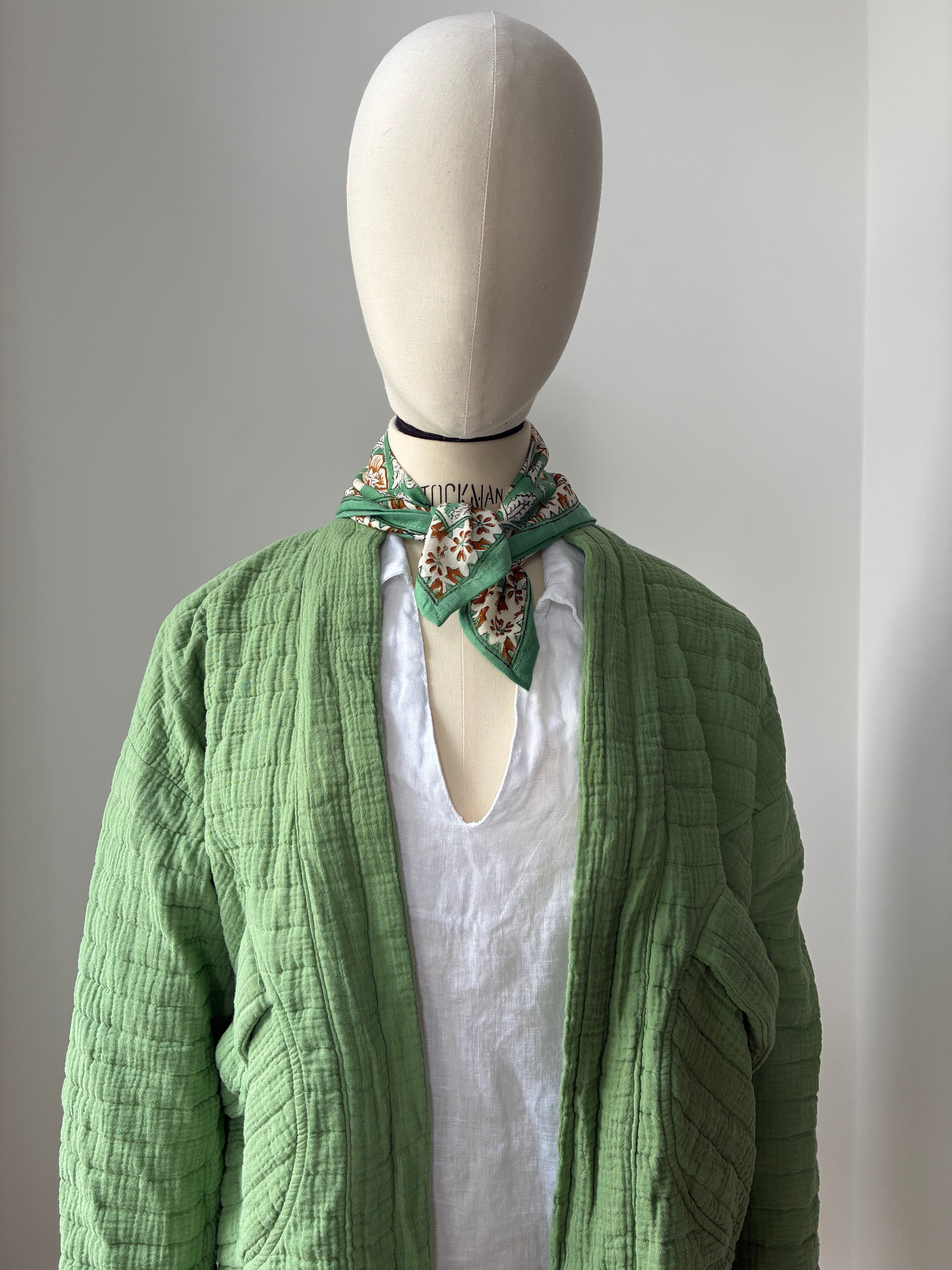 Tuch Delhi Jade - 50 x 50 cm