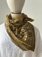 Schal Mysore Avocado - 100 x 100 cm