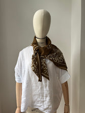 Schal Mysore Khaki - 100 x 100 cm