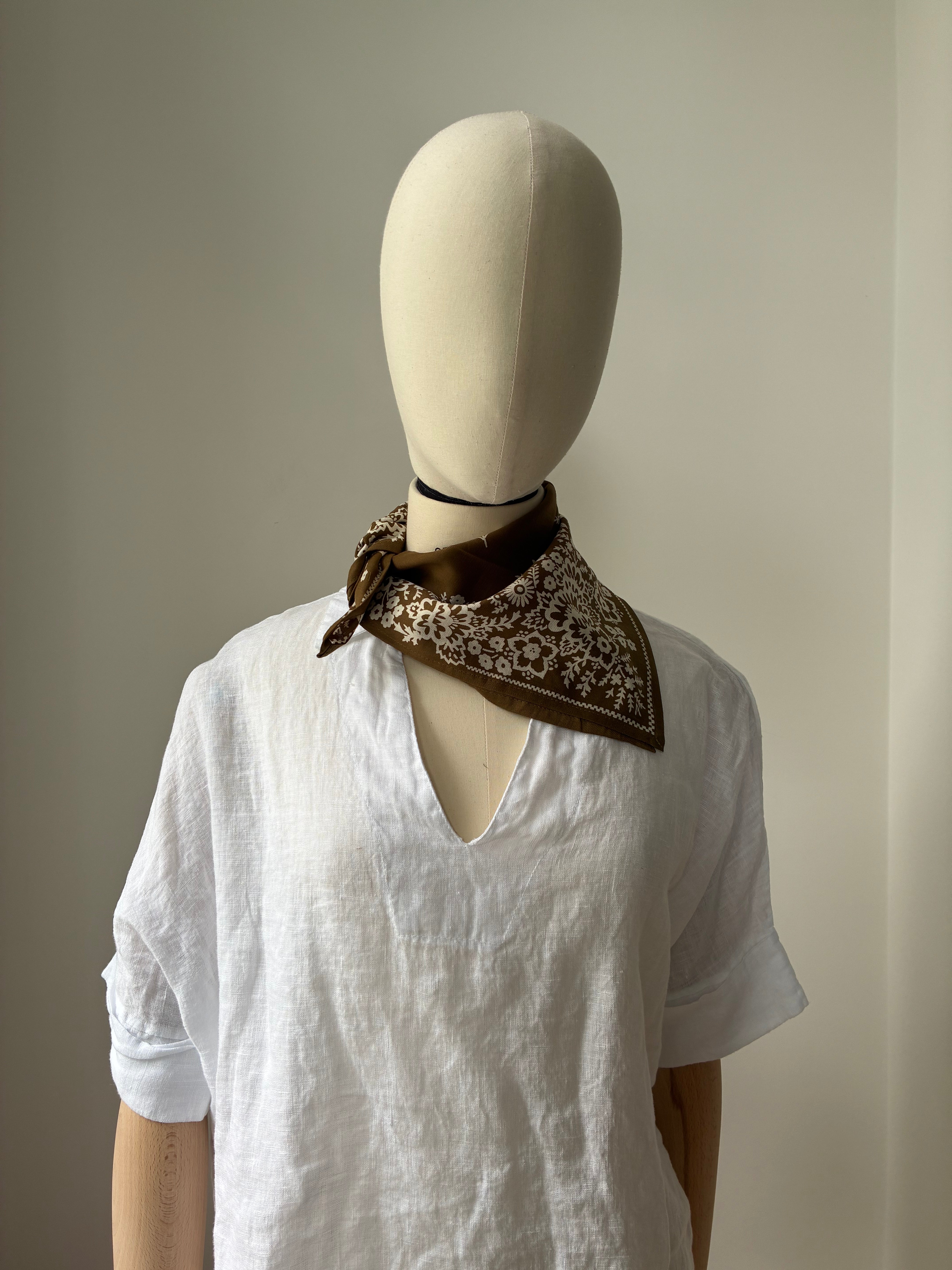Tuch Bandana Khaki - 50 x 50 cm