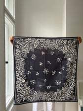 Schal Mysore Anthrazit - 100 x 100 cm