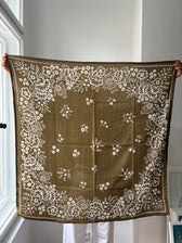 Schal Mysore Avocado - 100 x 100 cm