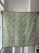 Schal Delhi Jade - 100 x 100 cm