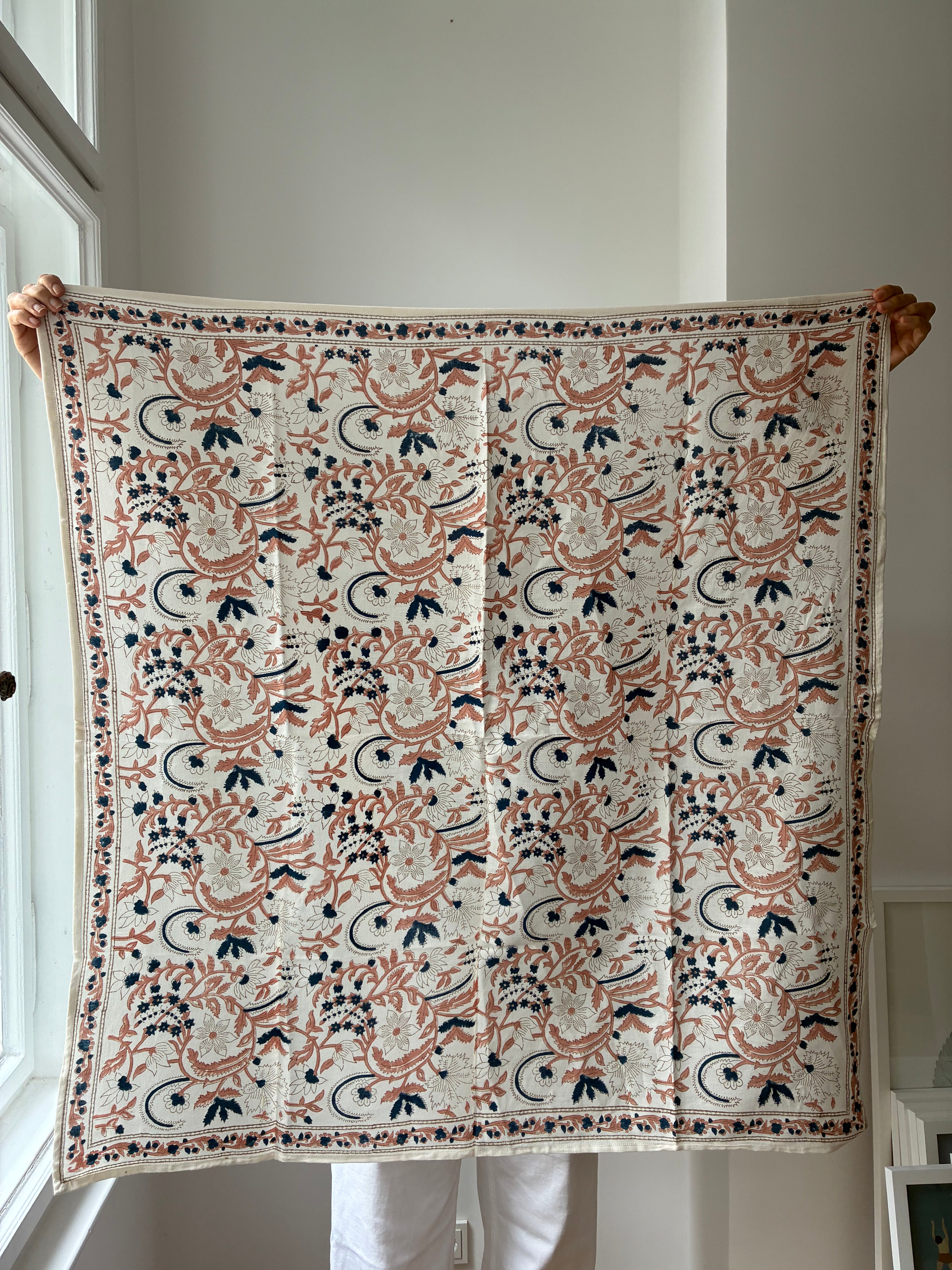 Schal Delhi Creme - 100 x 100 cm