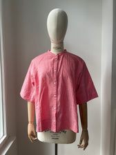 Bluse Abu Dhabi - Hot Coral Stripe / Koralle Gestreift