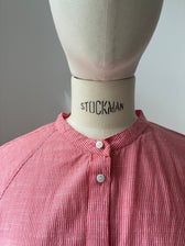 Bluse Abu Dhabi - Hot Coral Stripe / Koralle Gestreift