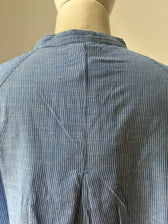 Bluse Abu Dhabi - Medium Blue Stripe / Blau Gestreift