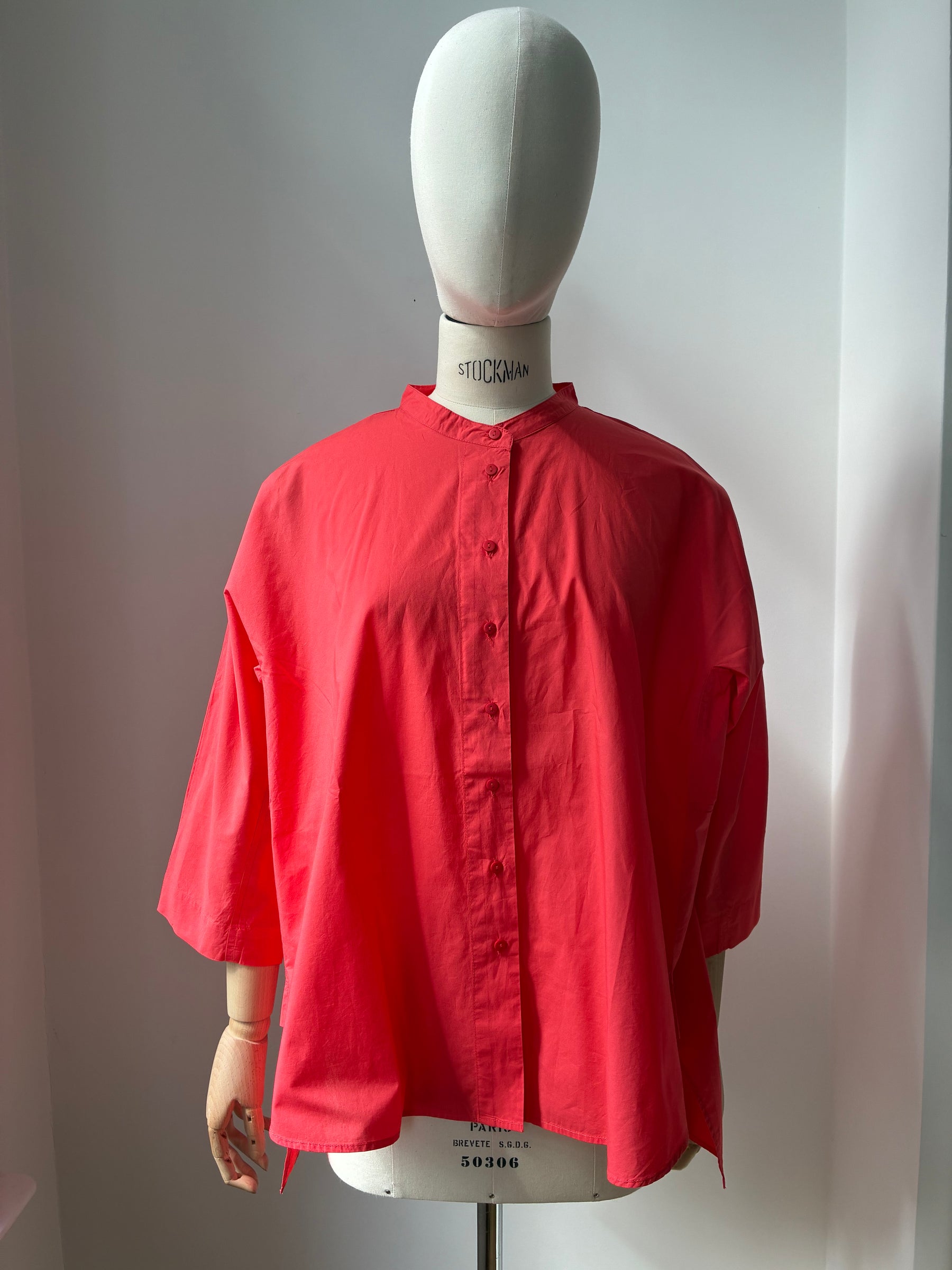Bluse Seoul - Hot Coral / Koralle