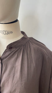 Sommerbluse - Schokobraun