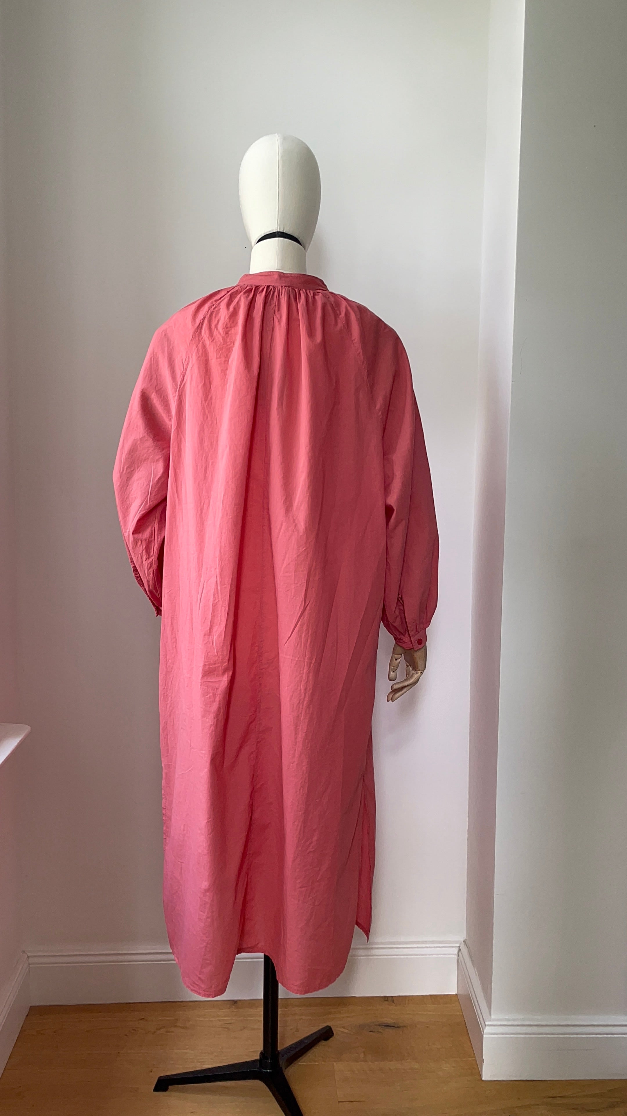 Sommerliches Blusenkleid - Rosenholz