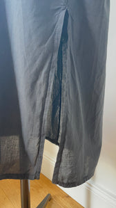 Sommerliches Blusenkleid - Schwarz