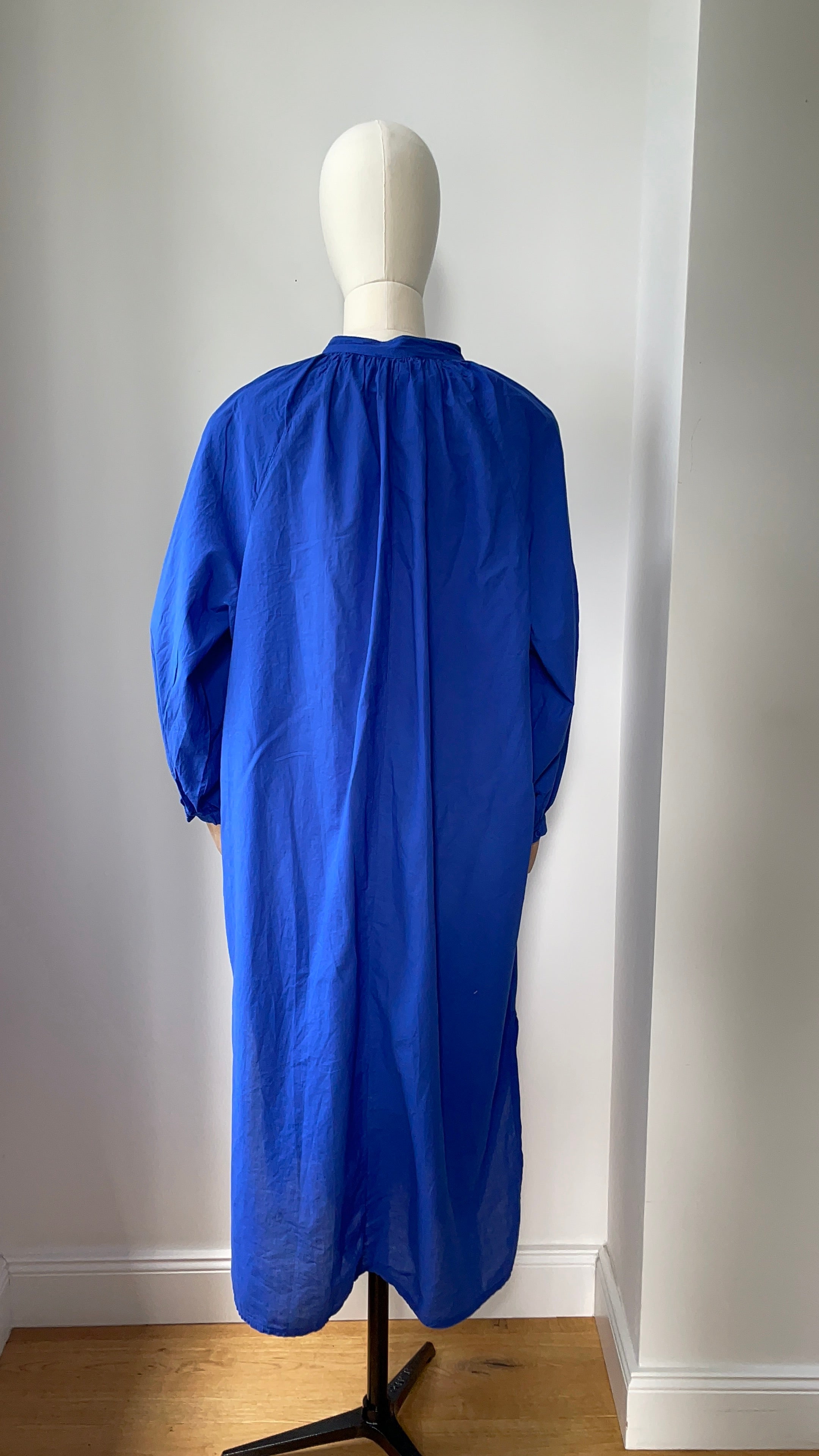 Sommerliches Blusenkleid - blau