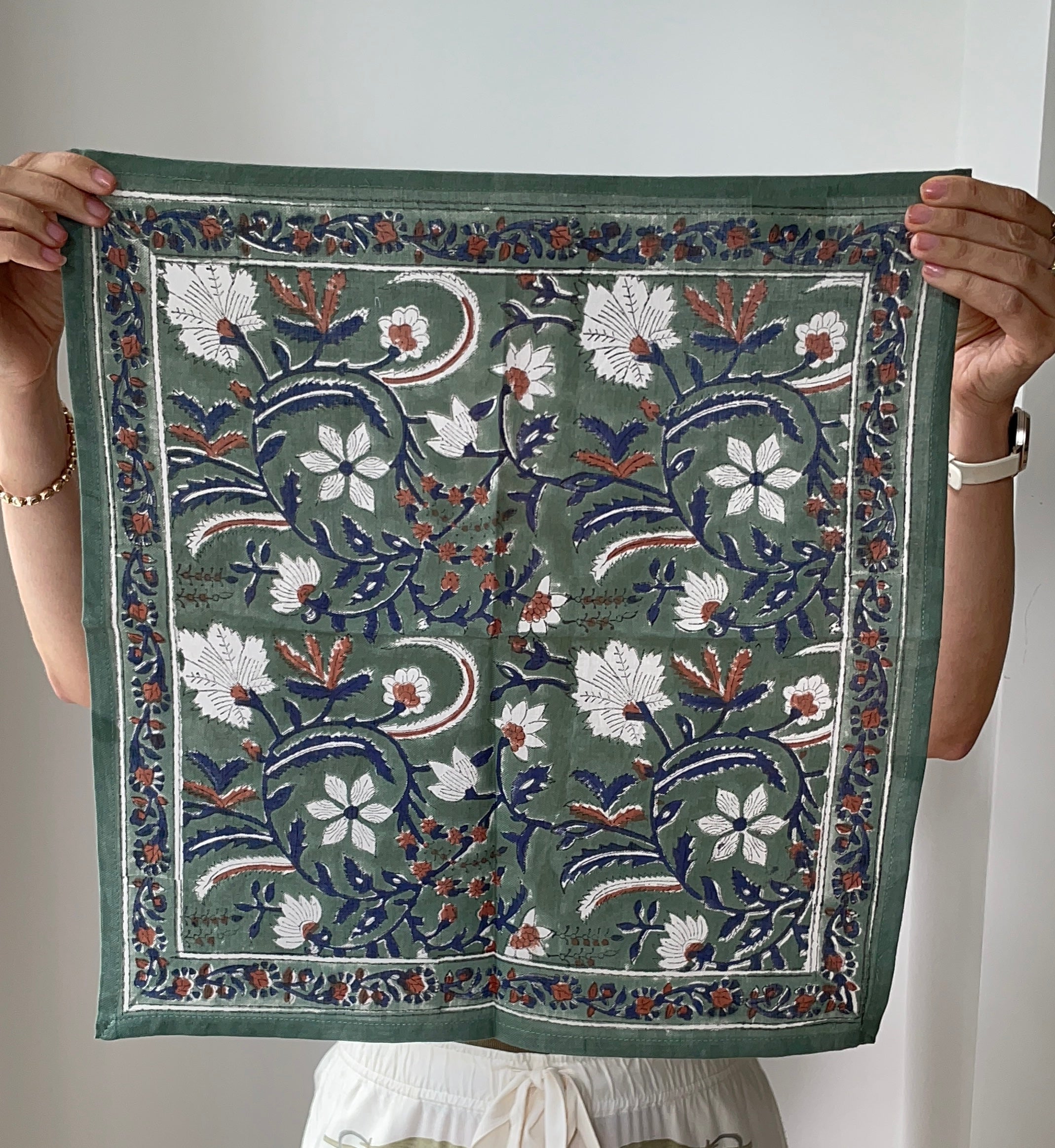 Tuch Delhi Brousse - 50 x 50 cm