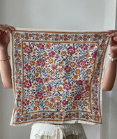 Tuch Delhi Azure - 50 x 50 cm
