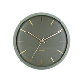Karlsson Wanduhr Globus grün 40 cm Frontansicht