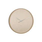 Karlsson Wanduhr Mr. Brown XL Frontansicht braun mit Zahlen
