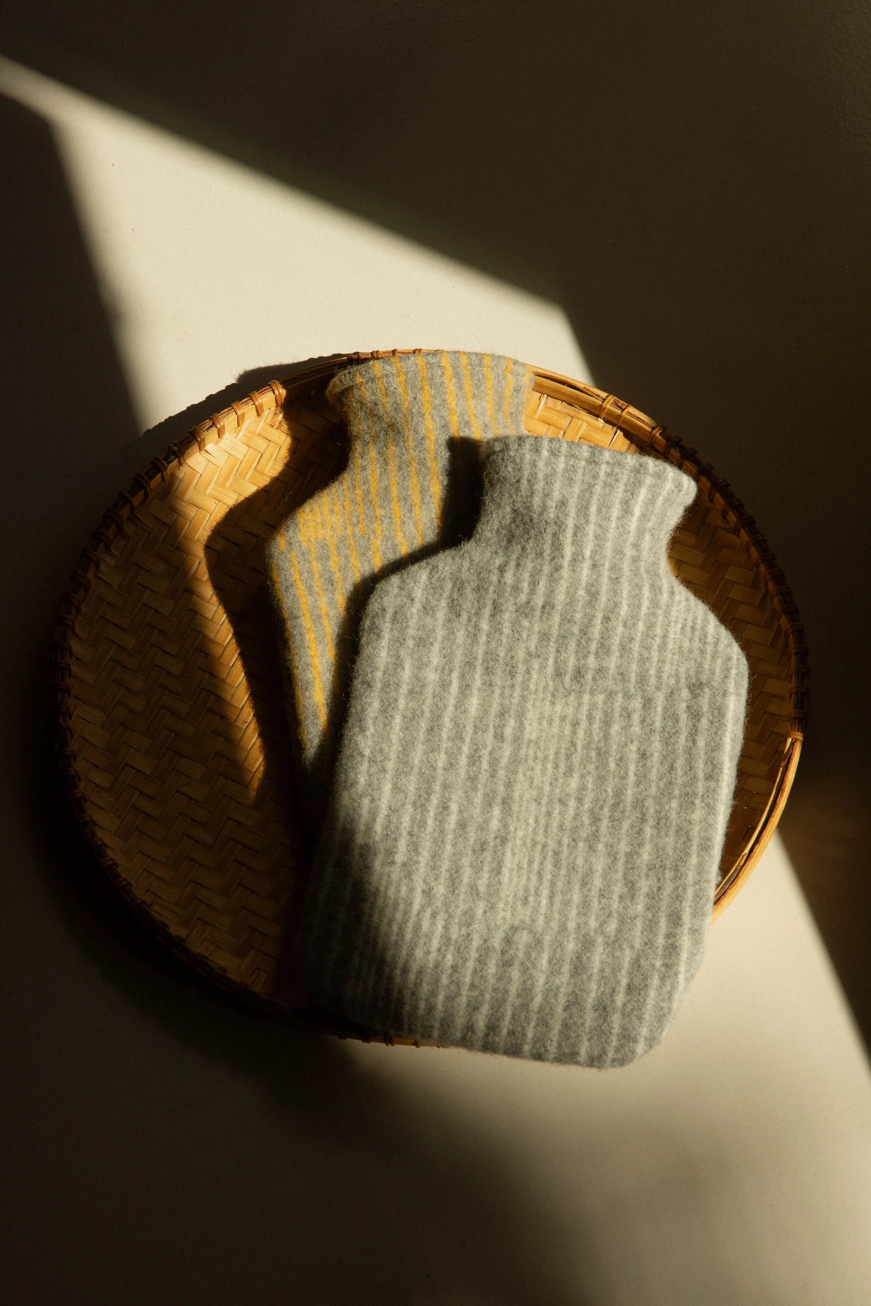 Wärmflasche Aurora - Grau/Orange