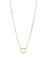 Halskette Organic Heart - gold