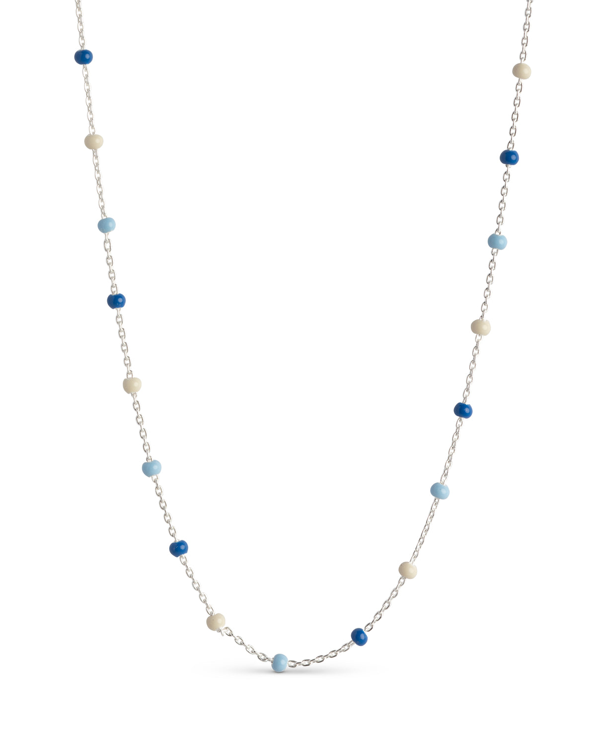 Halskette Lola - silber/marine