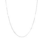 Halskette Short Box Chain - Silber