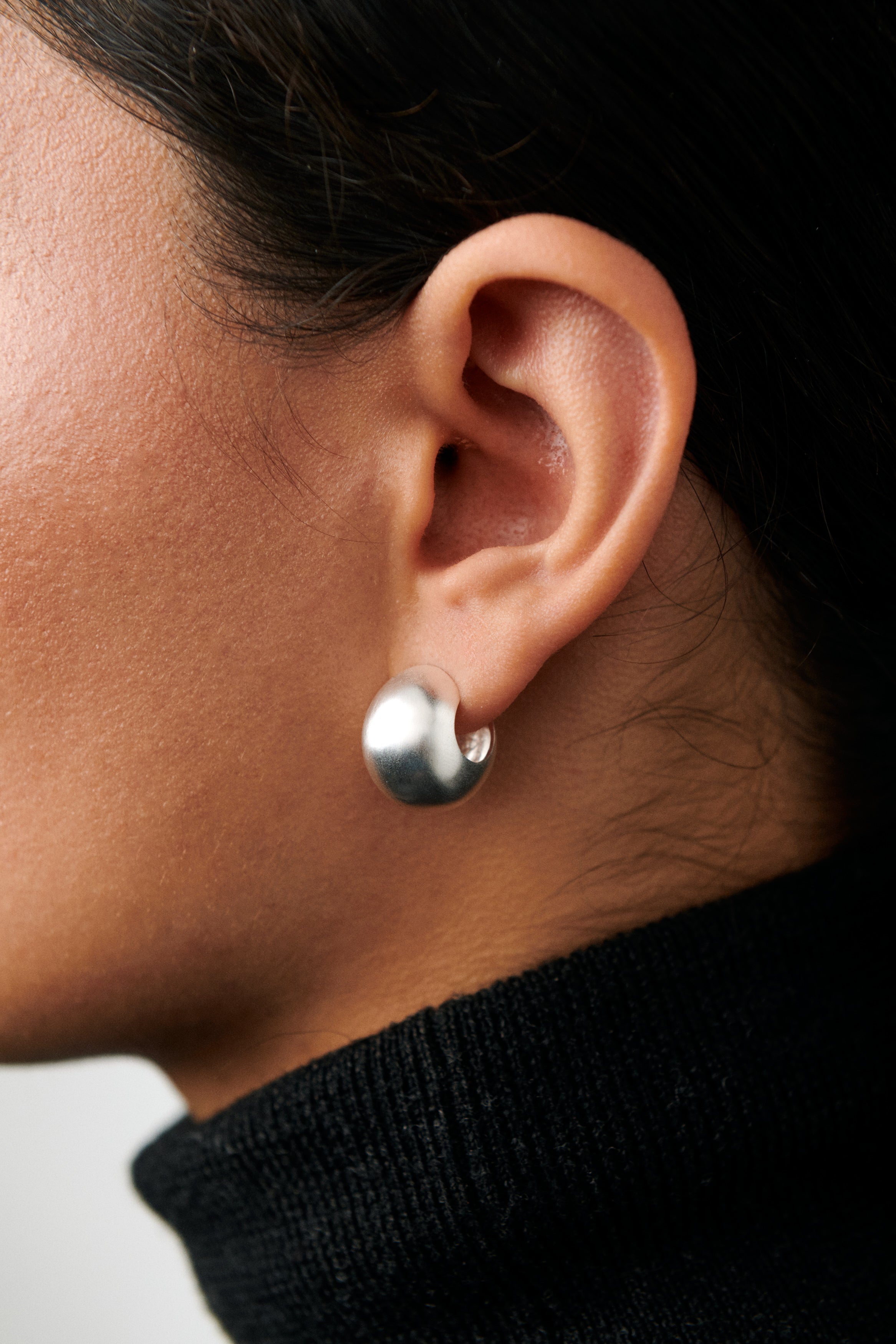 Echo Hoops  - silber