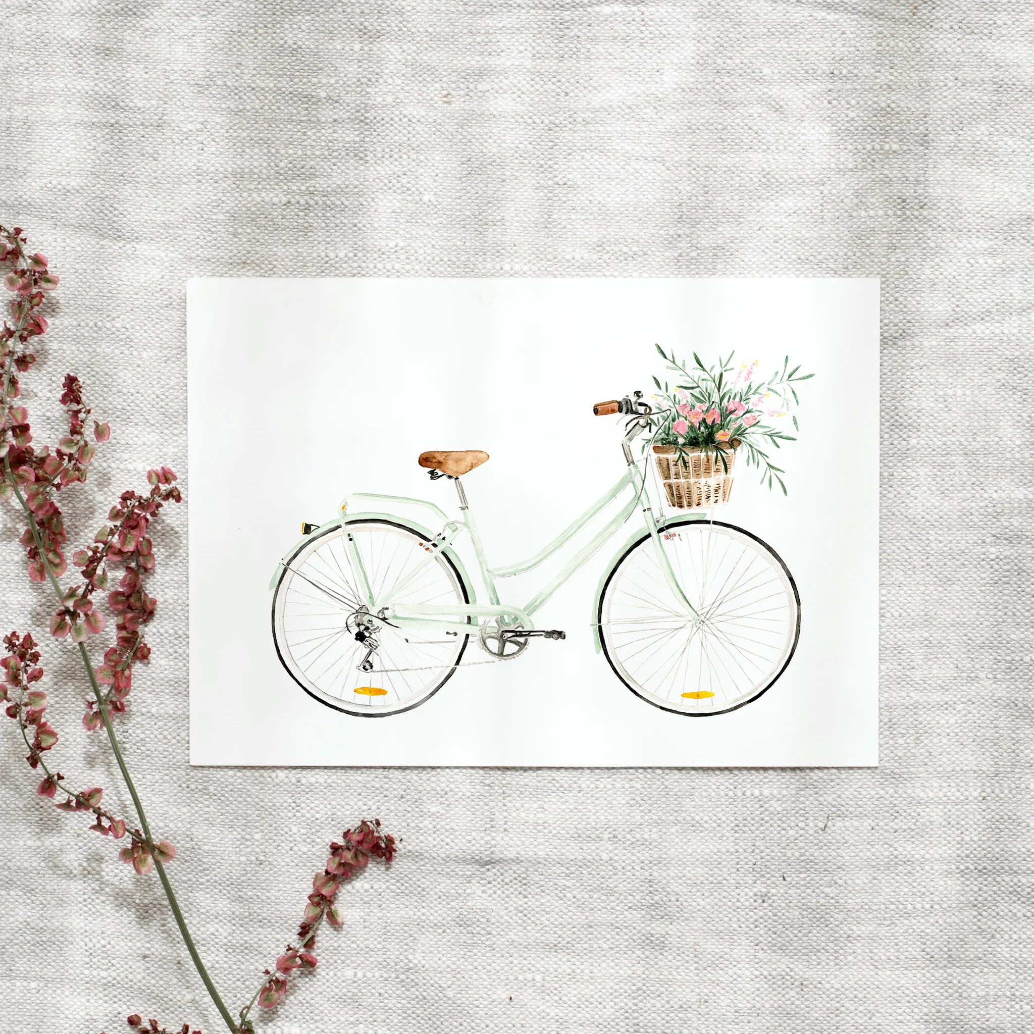 Postkarte - Bicycle Love