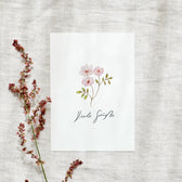 Postkarte - Viele Grüße (Rose)