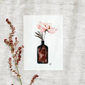 Postkarte - Coral Blossom