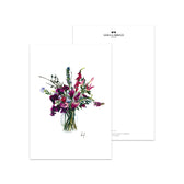 Postkarte - Violet Flowers