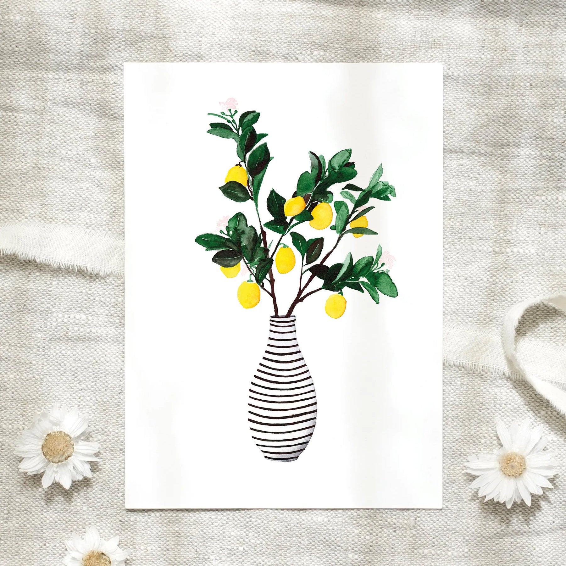 Postkarte - Lemon Vase