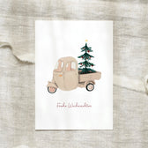 Postkarte - Christmas Vehicle