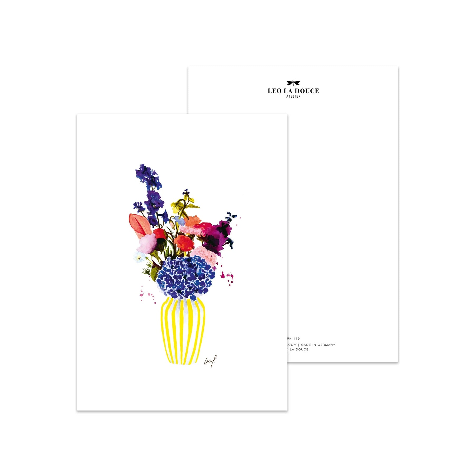 Postkarte - Spring Flowers