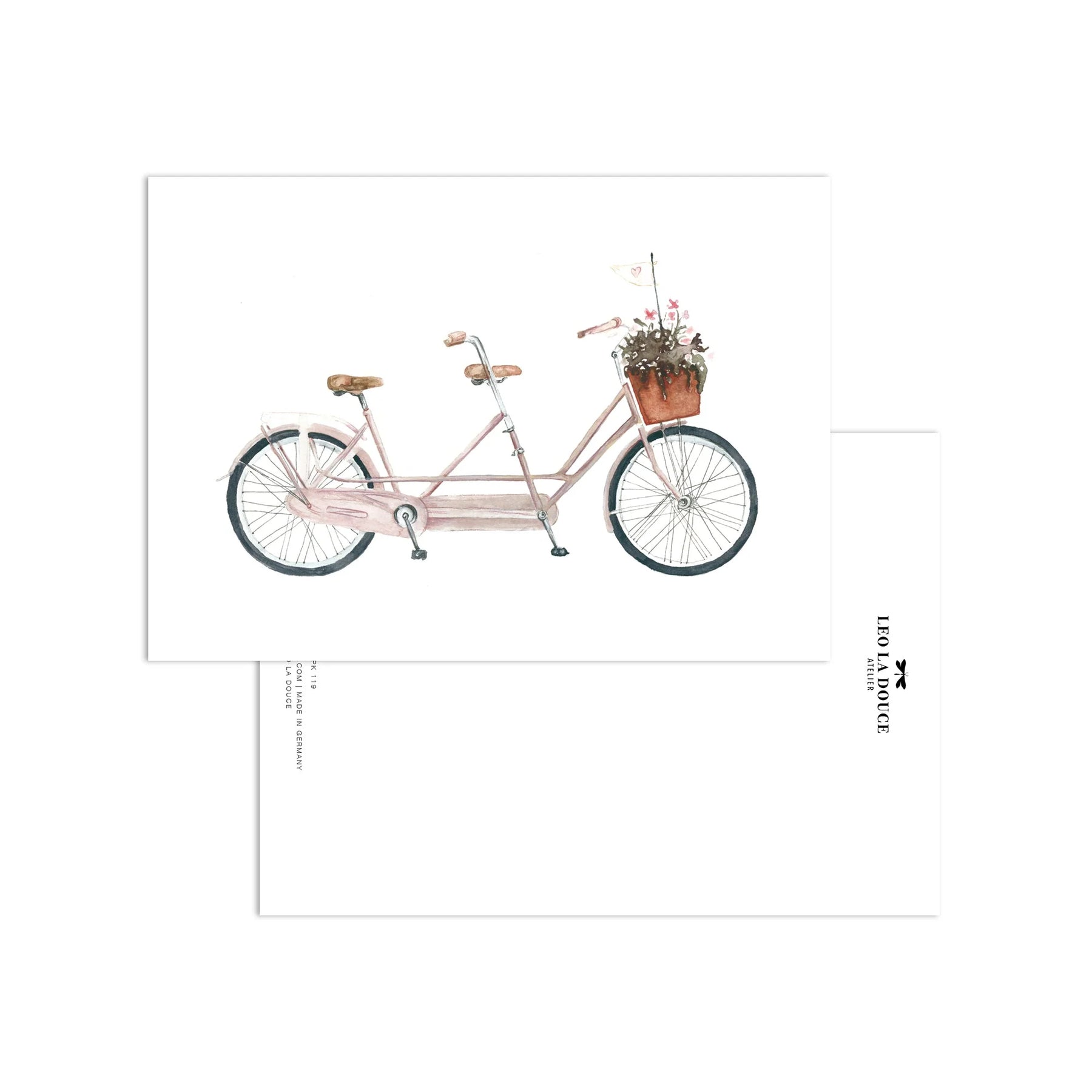 Postkarte - Tandem Love