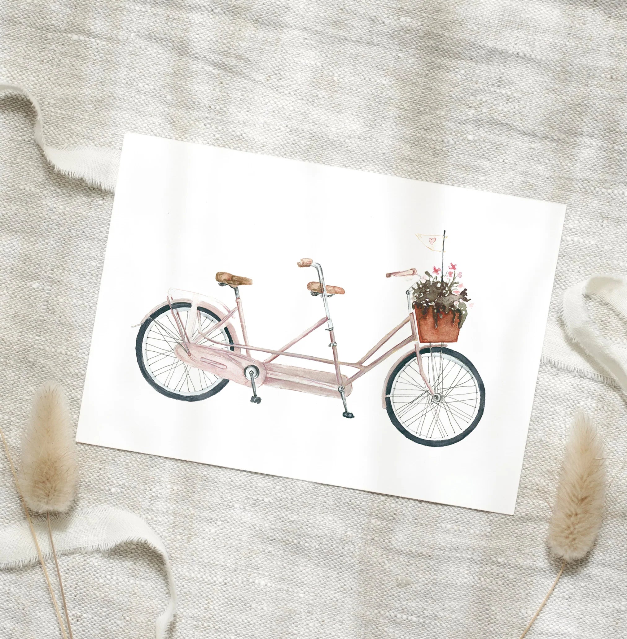 Postkarte - Tandem Love