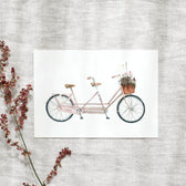 Postkarte - Tandem Love