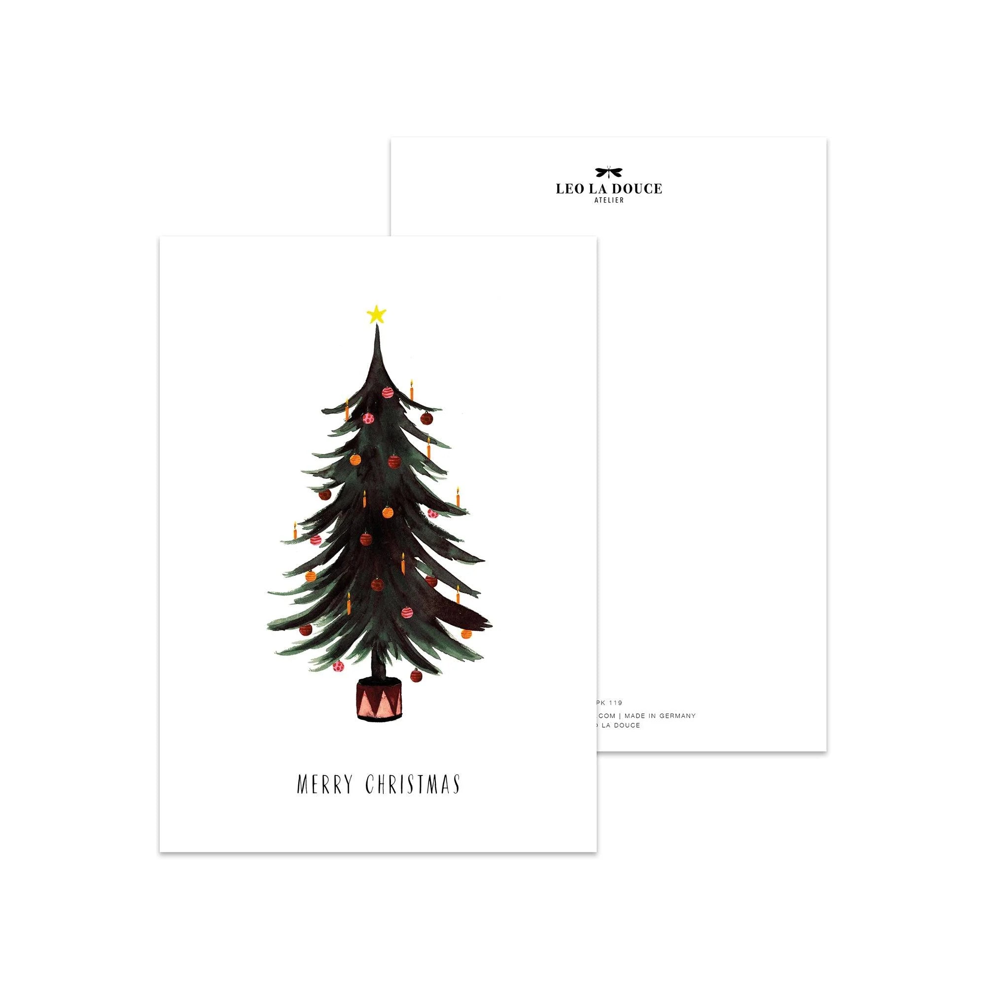 Postkarte - Christmastree