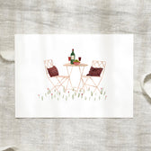 Postkarte - Garden Dinner