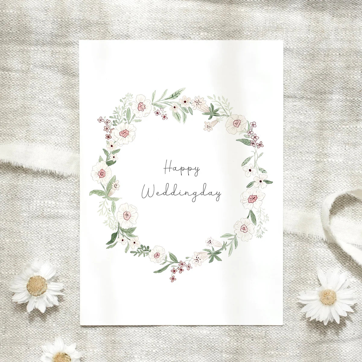 Postkarte - Hochzeitstag