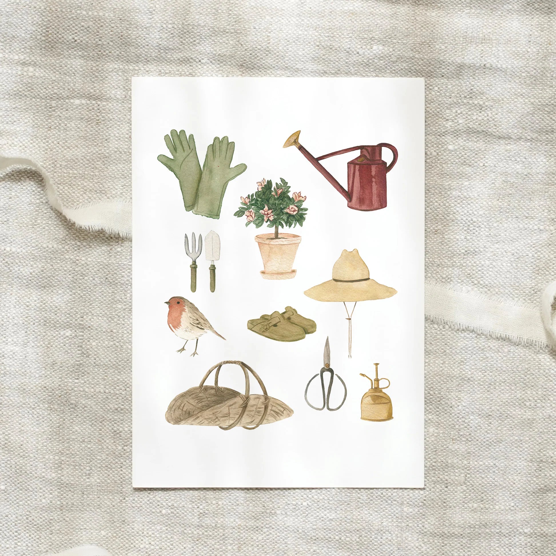 Postkarte - Gartentag