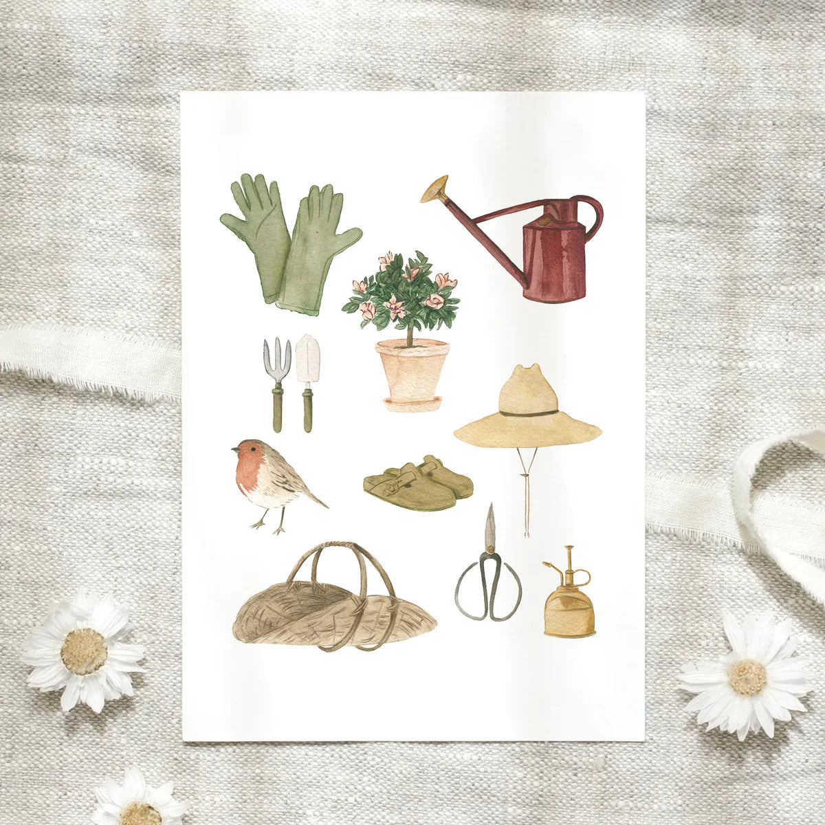 Postkarte - Gartentag