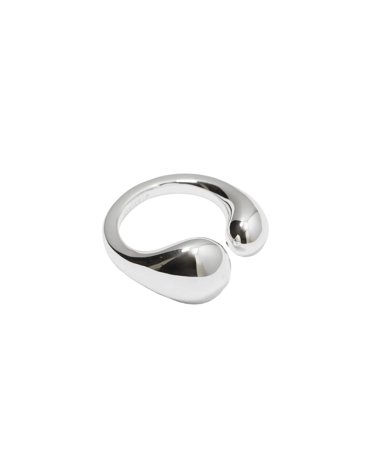 Ring Bolded Drops - silber