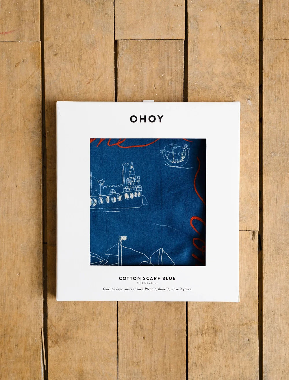 Tuch Ohoy - blau
