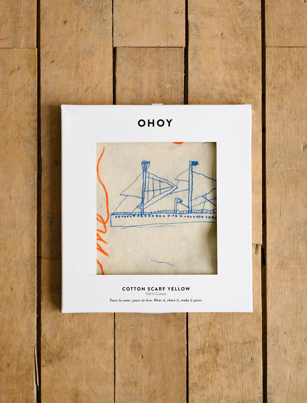 Tuch Ohoy - gelb