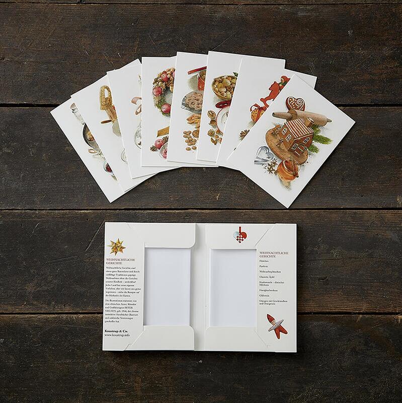 So schmeckt Weihnachten – Grußkarten 8er Set mit Umschlägen